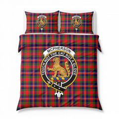 McPherson Modern Tartan Crest Bedding Set