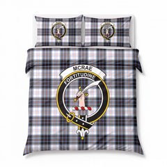 McRae Dress Modern Tartan Crest Bedding Set