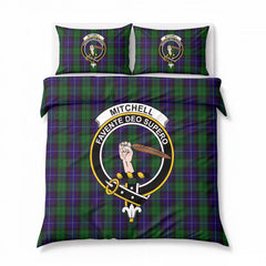 Mitchell Tartan Crest Bedding Set
