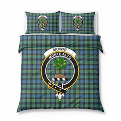 Mowat Ancient Tartan Crest Bedding Set