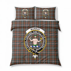 Murray of Atholl Weathered Tartan Crest Bedding Set