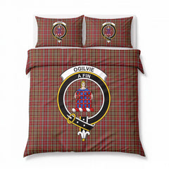 Ogilvie Tartan Crest Bedding Set