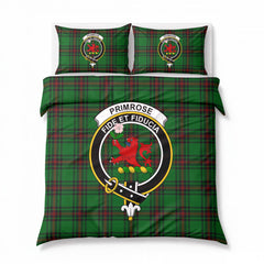 Primrose Tartan Crest Bedding Set
