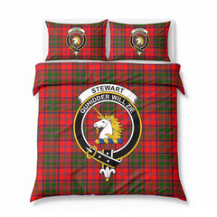 Stewart of Appin Modern Tartan Crest Bedding Set
