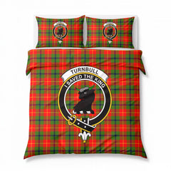 Turnbull Dress Tartan Crest Bedding Set
