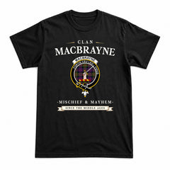 MacBrayne Tartan Crest Mischief and Mayhem T-shirt