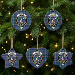 Cooper Ancient Tartan Crest Christmas Ceramic Ornament