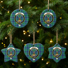 Keith Ancient Tartan Crest Christmas Ceramic Ornament