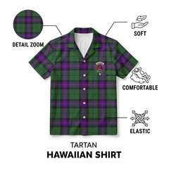 Armstrong Modern Tartan Crest Hawaiian Shirt