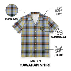 Bell of the Borders Tartan Crest Hawaiian Shirt