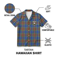 Bethune Ancient Tartan Crest Hawaiian Shirt