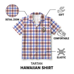 Boswell Modern Tartan Crest Hawaiian Shirt
