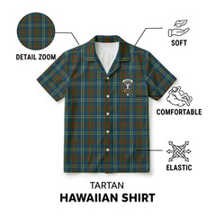 Cathcart Tartan Crest Hawaiian Shirt