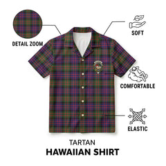 MacDonald Modern Tartan Crest Hawaiian Shirt