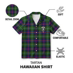 Malcolm (or MacCallum) Tartan Crest Hawaiian Shirt