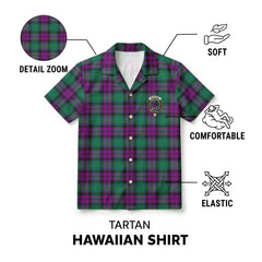 McArthur - Milton Tartan Crest Hawaiian Shirt