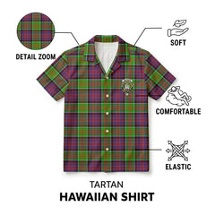 McDonald (Clan Ranald) Tartan Crest Hawaiian Shirt
