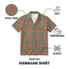 McIntosh Ancient Tartan Crest Hawaiian Shirt