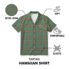 McIntosh Hunting Ancient Tartan Crest Hawaiian Shirt