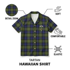 McLaren Modern Tartan Crest Hawaiian Shirt