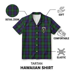 Mitchell Tartan Crest Hawaiian Shirt