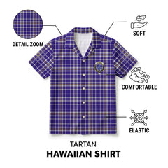 Ochterlony Tartan Crest Hawaiian Shirt