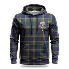 Colquhoun Modern Tartan Crest Hoodie