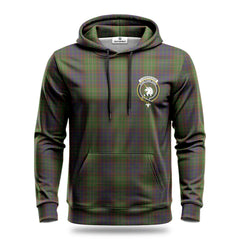 Cunningham Hunting Modern Tartan Crest Hoodie