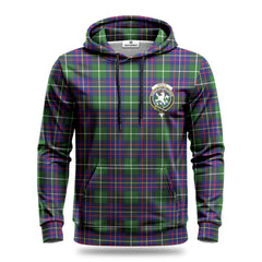 Inglis Modern Tartan Crest Hoodie