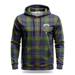 Laws Tartan Crest Hoodie