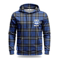Swan Tartan Coat of Arms Hoodie