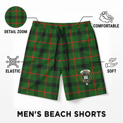 Kincaid Tartan Crest Men's Beach Shorts