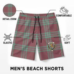 McGregor Hunting Ancient Tartan Crest Men's Beach Shorts