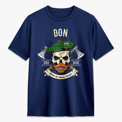 Don Tartan Crest 2D T-shirt - Alba Skull Style