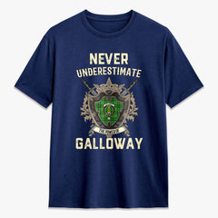 Galloway District Tartan Crest 2D T-shirt - Never Underestimate Style