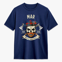Mar Tartan Crest 2D T-shirt - Alba Skull Style