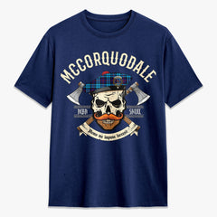 McCorquodale Tartan Crest 2D T-shirt - Alba Skull Style