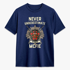 McFie Tartan Crest 2D T-shirt - Never Underestimate Style