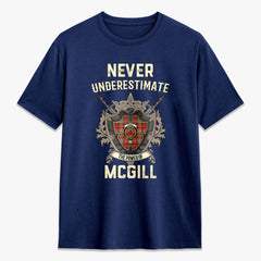 McGill Modern Tartan Crest 2D T-shirt - Never Underestimate Style