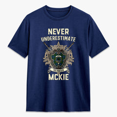 McKie Tartan Crest 2D T-shirt - Never Underestimate Style