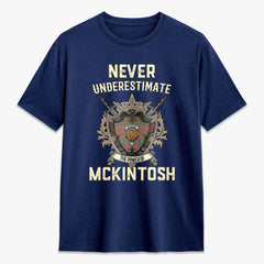 McKintosh Ancient Tartan Crest 2D T-shirt - Never Underestimate Style