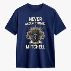 Mitchell Tartan Crest 2D T-shirt - Never Underestimate Style