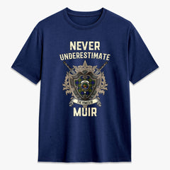 Muir Tartan Crest 2D T-shirt - Never Underestimate Style
