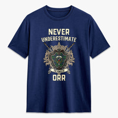 Orr Tartan Crest 2D T-shirt - Never Underestimate Style