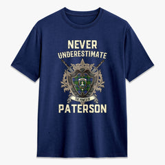 Paterson Tartan Crest 2D T-shirt - Never Underestimate Style