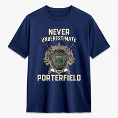 Porterfield Tartan Crest 2D T-shirt - Never Underestimate Style