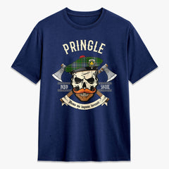 Pringle Tartan Crest 2D T-shirt - Alba Skull Style