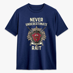 Rait Tartan Crest 2D T-shirt - Never Underestimate Style