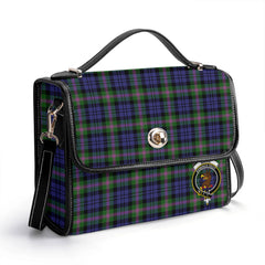Baird Modern Tartan Crest Satchel Bag