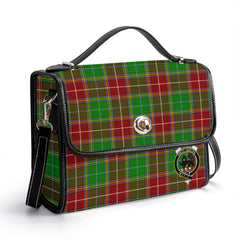 Baxter Modern Tartan Crest Satchel Bag